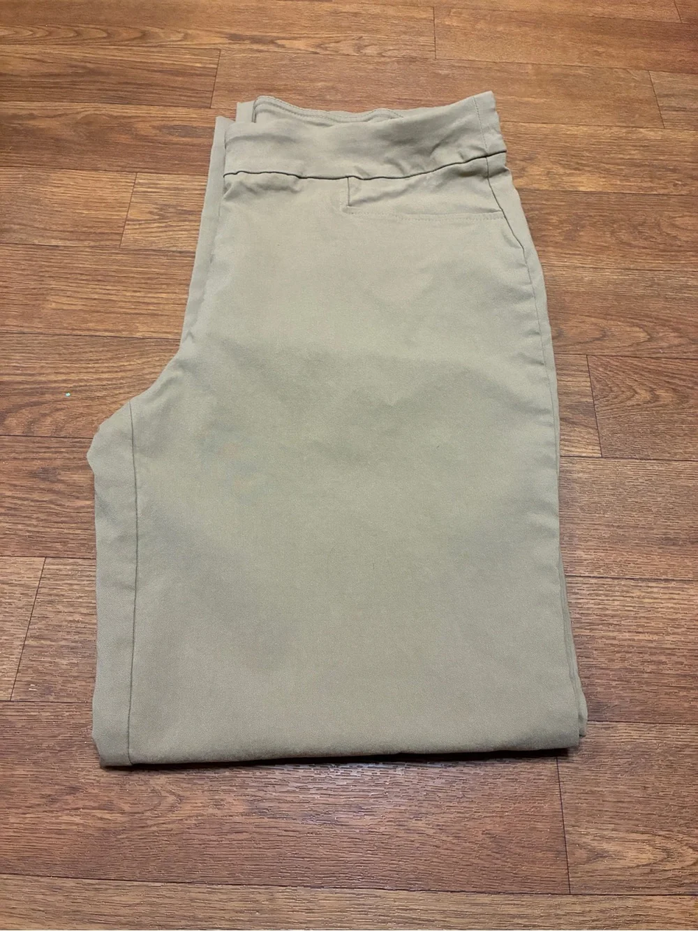 Time and Tru Tan Straight-Leg Pants Size Large